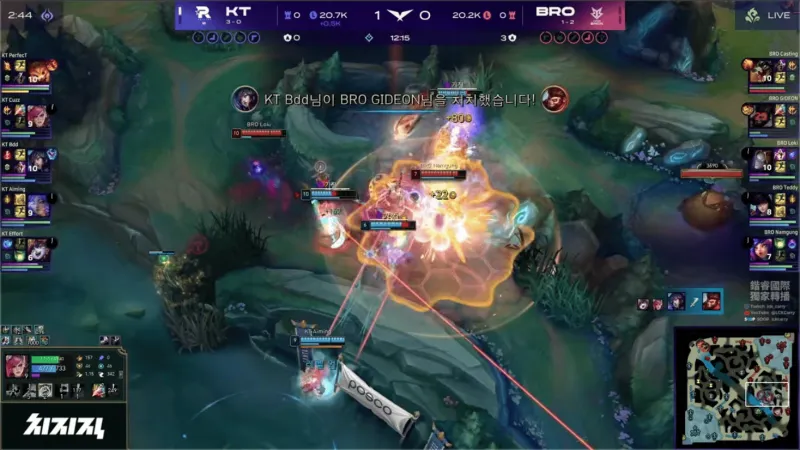 多多28网页版-KT 2-0 BRO：缜密运营难以招架，KT连下两局击败BRO