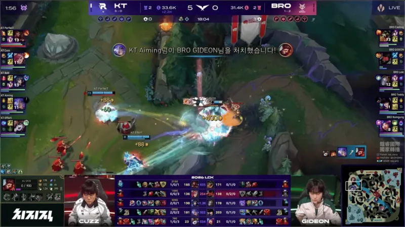 多多28网页版-KT 2-0 BRO：缜密运营难以招架，KT连下两局击败BRO